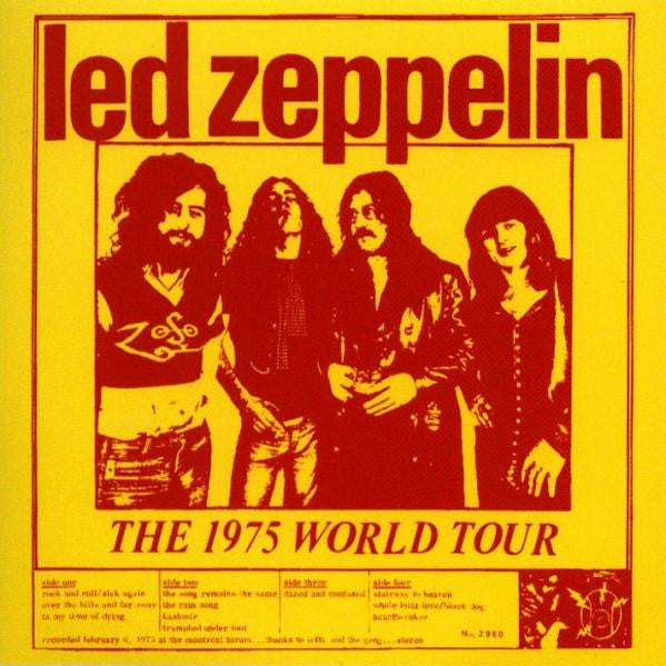 Led Zeppelin - The 1975 World Tour (LP Tweedehands) - Discords.nl
