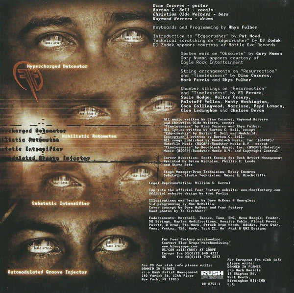 Fear Factory - Obsolete (CD Tweedehands) - Discords.nl