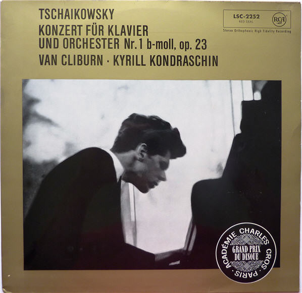 Pyotr Ilyich Tchaikovsky – Van Cliburn, Kiril Kondrashin - Konzert Für Klavier Und Orchester Nr. 1 B-moll, Op. 23 (LP Tweedehands) - Discords.nl
