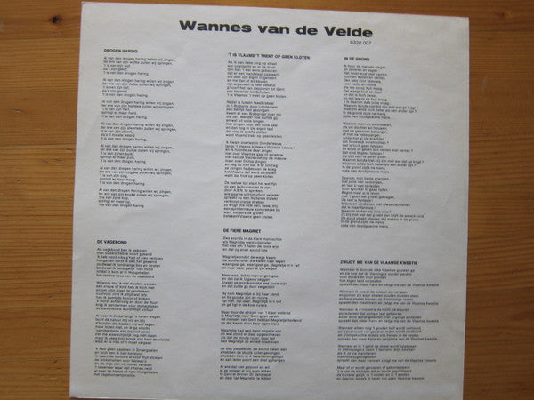 Wannes Van de Velde - Laat De Mensen Dansen (LP Tweedehands) - Discords.nl