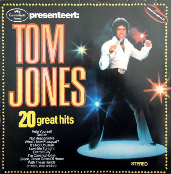 Tom Jones - 20 Great Hits (LP Tweedehands) - Discords.nl