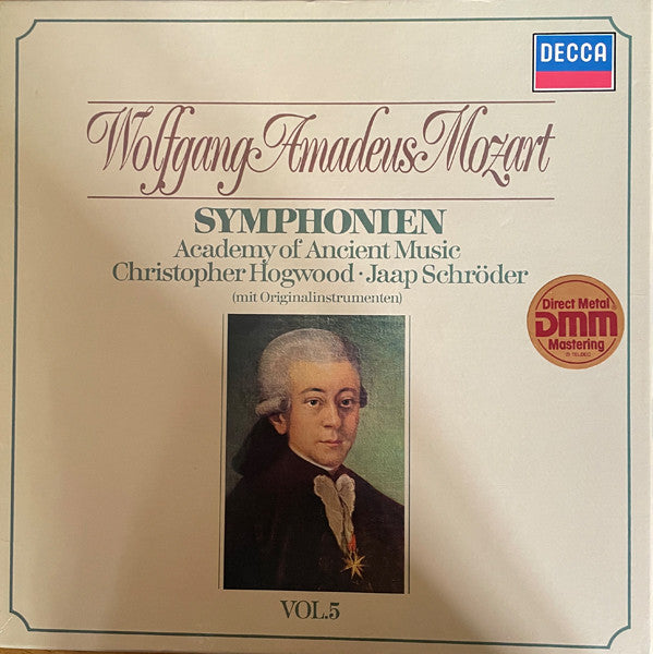 Wolfgang Amadeus Mozart - Academy Of Ancient Music, The, Jaap Schröder, Christopher Hogwood - Symphonien - Volume 5 (Box Tweedehands) - Discords.nl