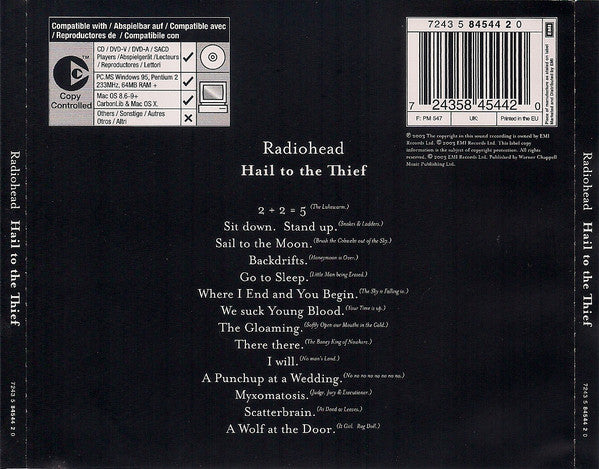 Radiohead - Hail To The Thief (CD Tweedehands) - Discords.nl