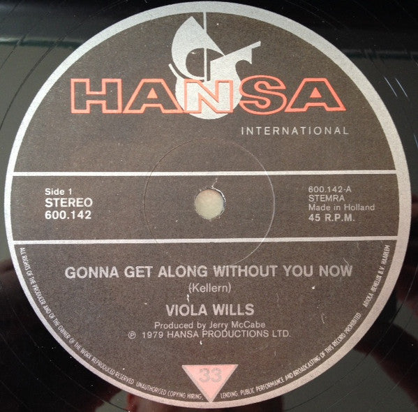Viola Wills - Gonna Get Along Without You Now (12" Tweedehands) - Discords.nl