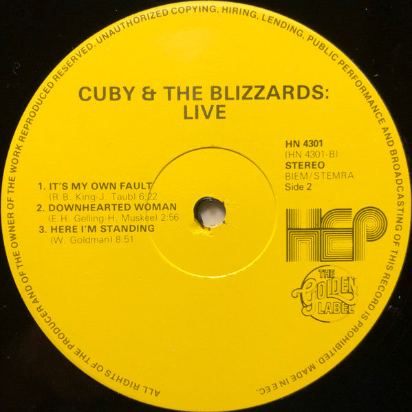 Cuby + Blizzards - Live (LP Tweedehands) - Discords.nl