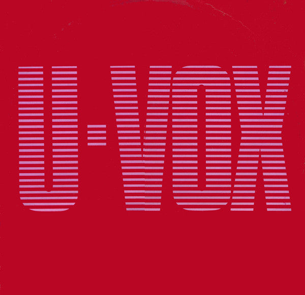 Ultravox - U-Vox (LP Tweedehands) - Discords.nl