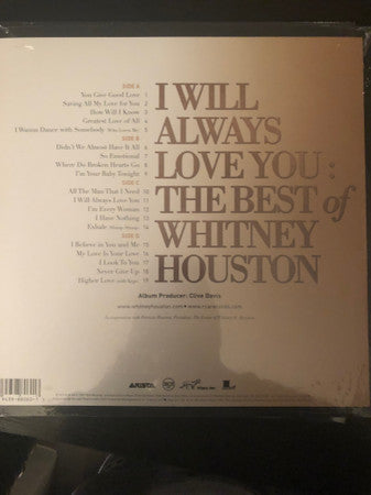 Whitney Houston - I Will Always Love You: The Best Of Whitney Houston (LP) - Discords.nl