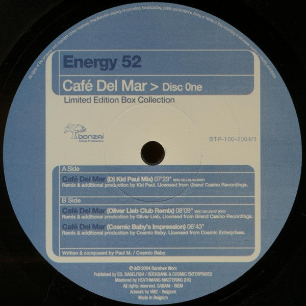 Energy 52 - Café Del Mar (12" Tweedehands) - Discords.nl