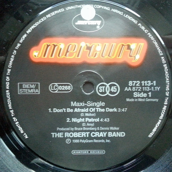 Robert Cray Band, The - Don't Be Afraid Of The Dark (12" Tweedehands) - Discords.nl