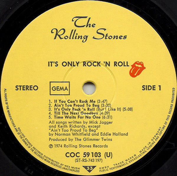 Rolling Stones, The - It's Only Rock 'N Roll (LP Tweedehands) - Discords.nl