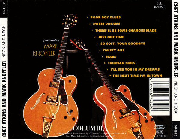 Chet Atkins And Mark Knopfler - Neck And Neck (CD) - Discords.nl