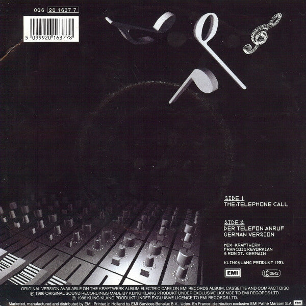 Kraftwerk - The Telephone Call (7-inch Single Tweedehands) - Discords.nl