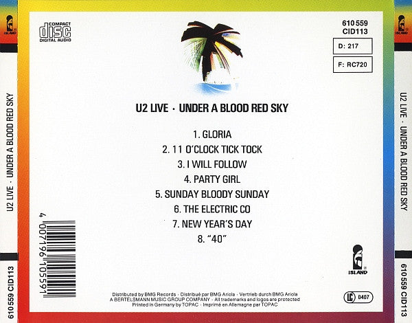 U2 - Under A Blood Red Sky (Live) (CD Tweedehands) - Discords.nl