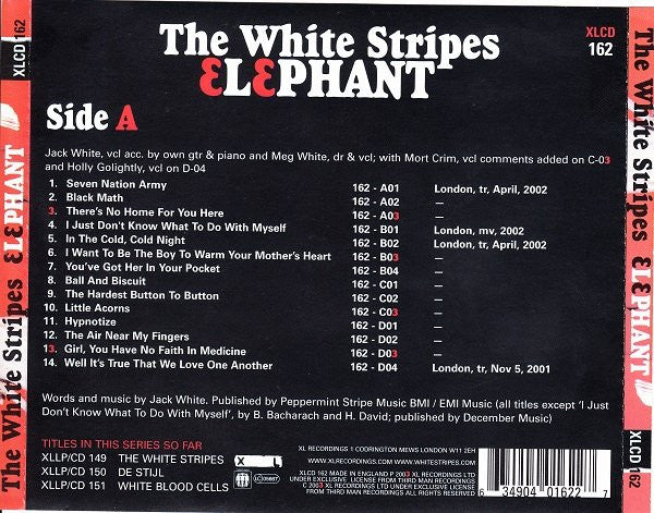 White Stripes, The - Elephant (CD) - Discords.nl