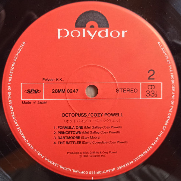 Cozy Powell - Octopuss (LP Tweedehands) - Discords.nl