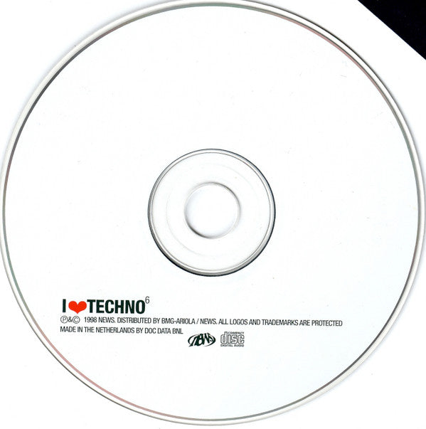 Various - I ♥ Techno - Edition Number Six (CD Tweedehands) - Discords.nl