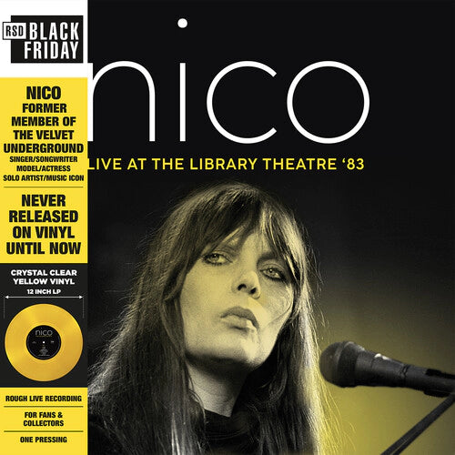 Nico - Live At The Library Theatre '83 - Crystal Clear Yellow Vinyl RSDBF 22 (LP) - Discords.nl