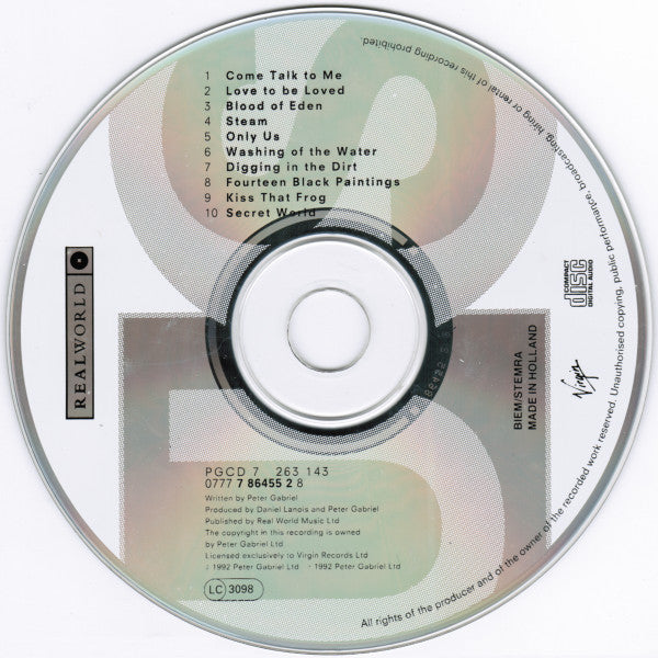 Peter Gabriel - Us (CD) - Discords.nl