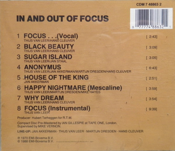 Focus (2) - In And Out Of Focus (CD Tweedehands) - Discords.nl