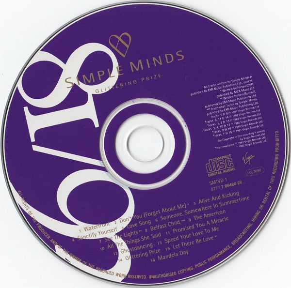 Simple Minds - Glittering Prize 81/92 (CD) - Discords.nl