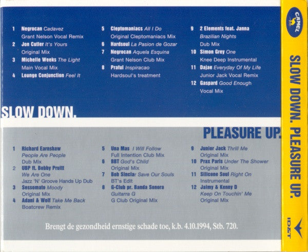 Various - Slow Down. Pleasure Up. (CD Tweedehands) - Discords.nl