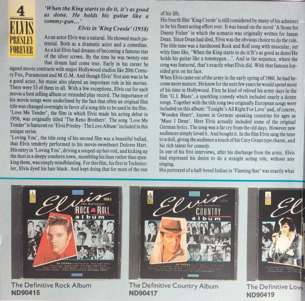 Elvis Presley - The Definitive Film Album (CD) - Discords.nl