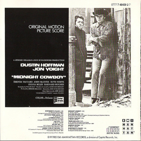 Various - Midnight Cowboy - Original Motion Picture Soundtrack (CD) - Discords.nl