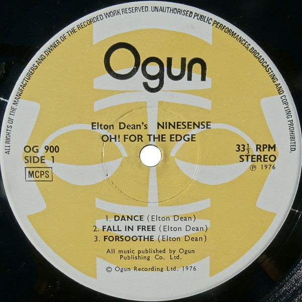 Elton Dean's Ninesense - Oh! For The Edge (LP Tweedehands) - Discords.nl