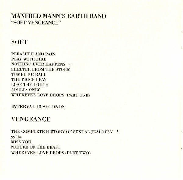 Manfred Mann's Earth Band - Soft Vengeance (CD Tweedehands) - Discords.nl