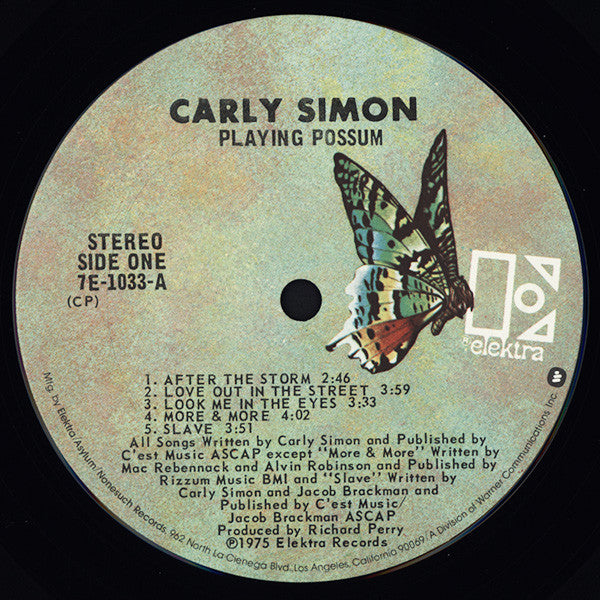Carly Simon - Playing Possum (LP Tweedehands) - Discords.nl