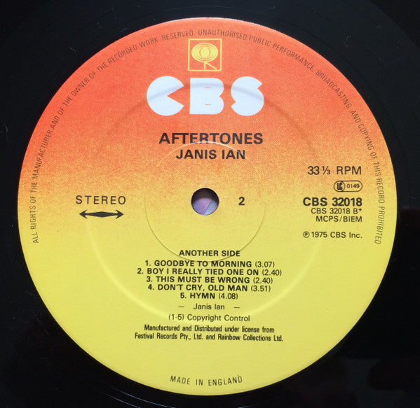 Janis Ian - Aftertones (LP Tweedehands) - Discords.nl
