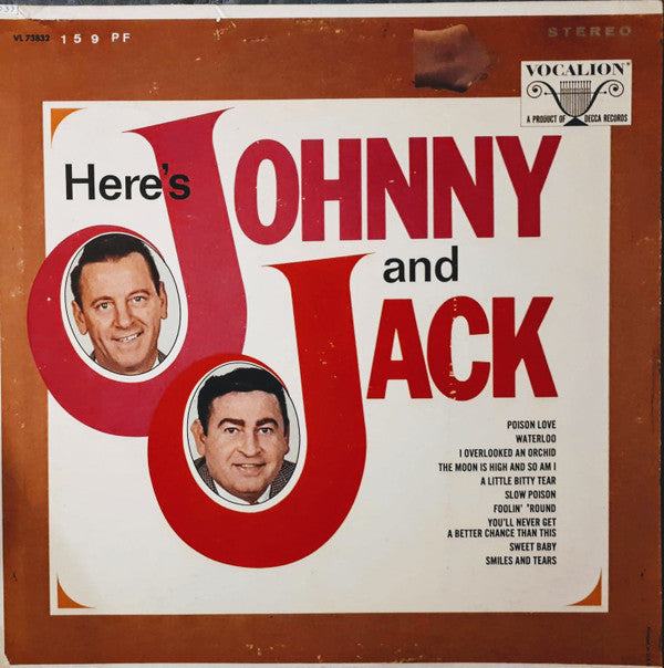 Johnnie And Jack - Here's Johnny and Jack (LP Tweedehands) - Discords.nl