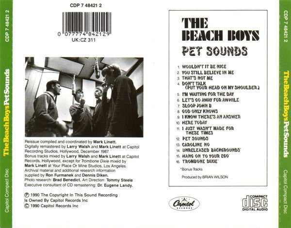 Beach Boys, The - Pet Sounds (CD Tweedehands) - Discords.nl