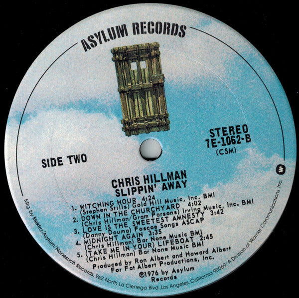 Chris Hillman - Slippin' Away (LP Tweedehands) - Discords.nl