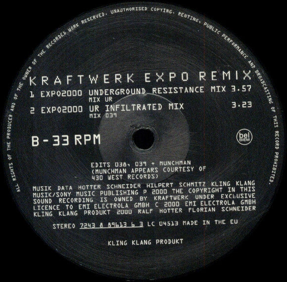 Kraftwerk - Expo Remix (12" Tweedehands) - Discords.nl