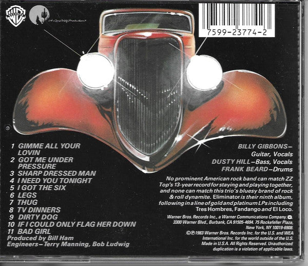 ZZ Top - Eliminator (CD Tweedehands) - Discords.nl