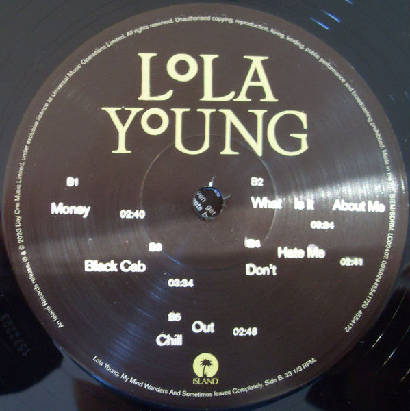 Lola Young - My Mind Wanders And Sometimes Leaves Completely  (LP) - Discords.nl