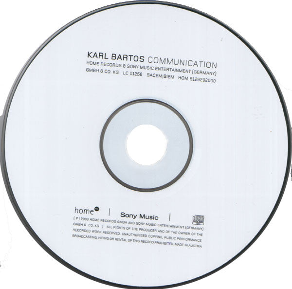 Karl Bartos - Communication (CD Tweedehands) - Discords.nl