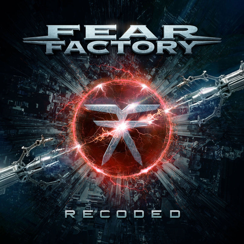 Fear Factory - Recoded - Transparent Red Rainbow Splatter Vinyl (LP) - Discords.nl