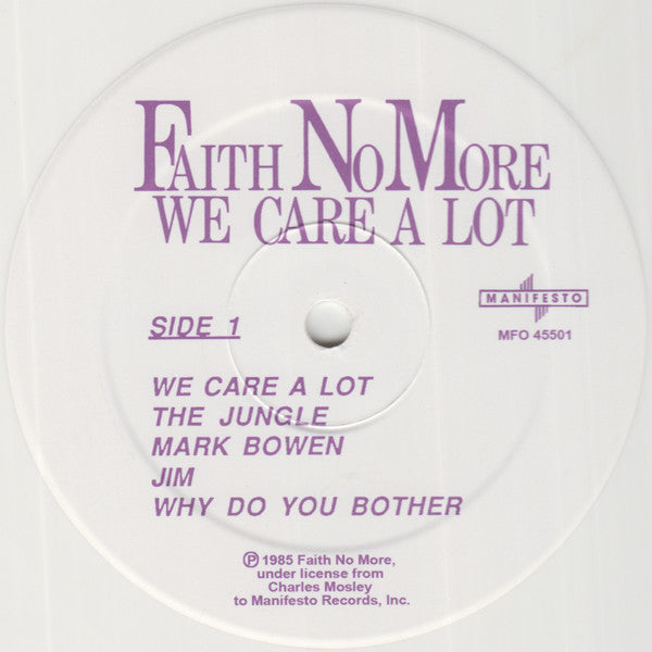 Faith no More - We Care A Lot (White Vinyl) (LP) - Discords.nl