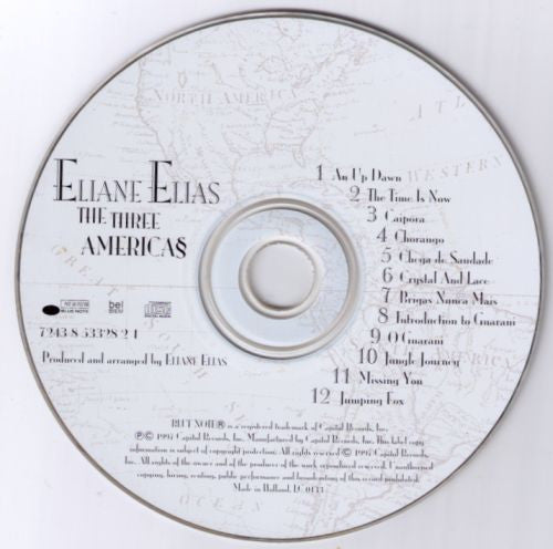 Eliane Elias - The Three Americas (CD Tweedehands) - Discords.nl