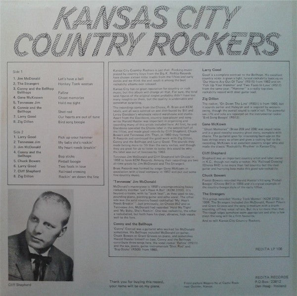 Various - Kansas City Country Rockers (LP Tweedehands) - Discords.nl