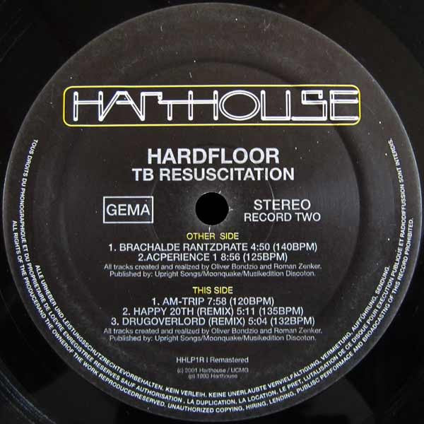 Hardfloor - TB Resuscitation (LP) - Discords.nl