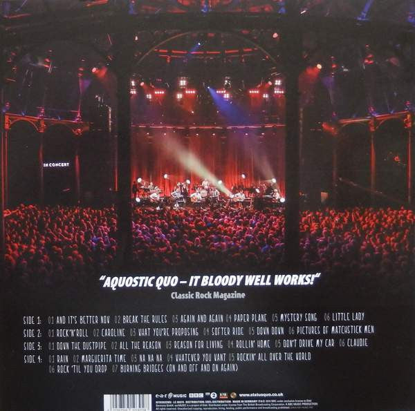 Status Quo - Aquostic - Live @ The Roundhouse (LP) - Discords.nl