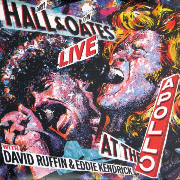 Daryl Hall & John Oates With David Ruffin & Eddie Kendricks - Live At The Apollo (LP Tweedehands) - Discords.nl