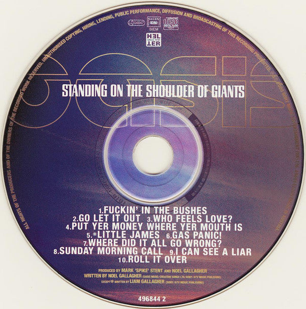 Oasis (2) - Standing On The Shoulder Of Giants (CD Tweedehands) - Discords.nl