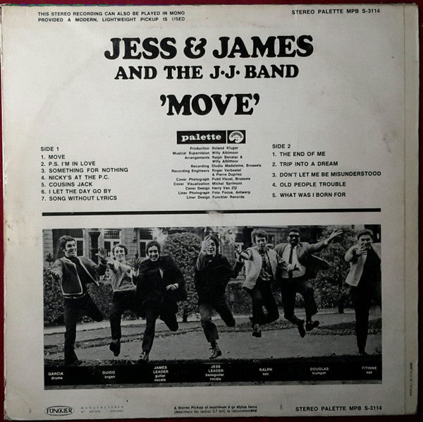 Jess & James And J.J. Band, The - Move (LP Tweedehands) - Discords.nl