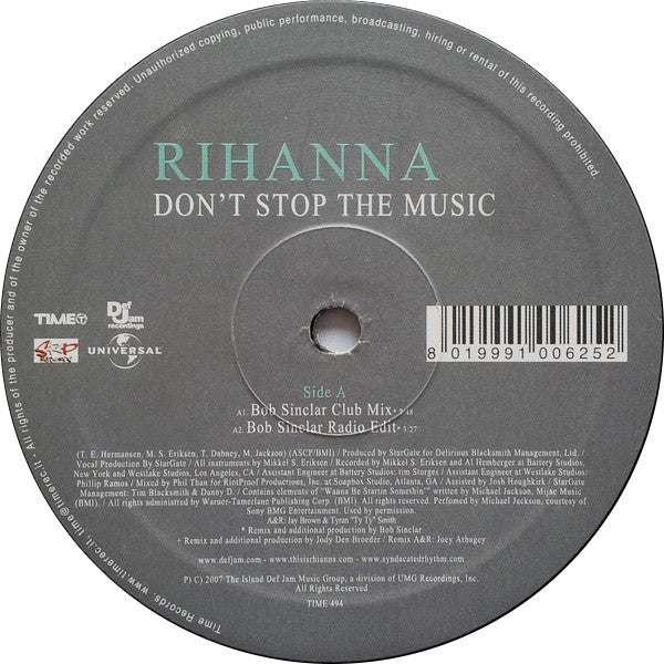 Rihanna - Don't Stop The Music (12" Tweedehands) - Discords.nl