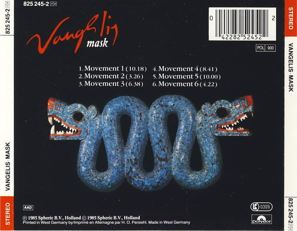 Vangelis - Mask (CD Tweedehands) - Discords.nl