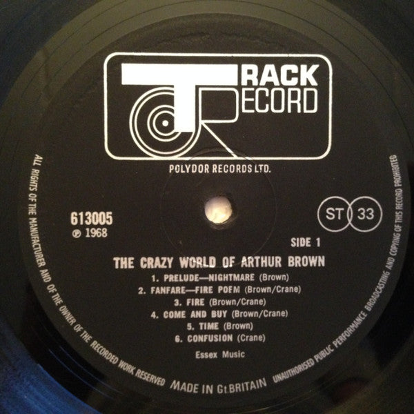Crazy World Of Arthur Brown, The - The Crazy World Of Arthur Brown (LP Tweedehands) - Discords.nl